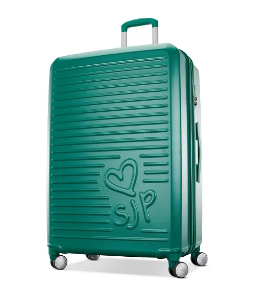Sarah Jessica Parker Large Checked Spinner Suitcase